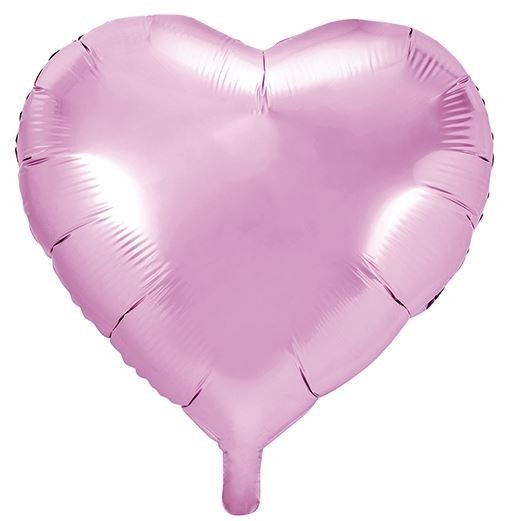 Folienballon Herz rosa 45 cm