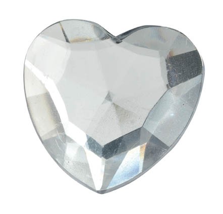 Diamant in Herzform, 6 Stk.