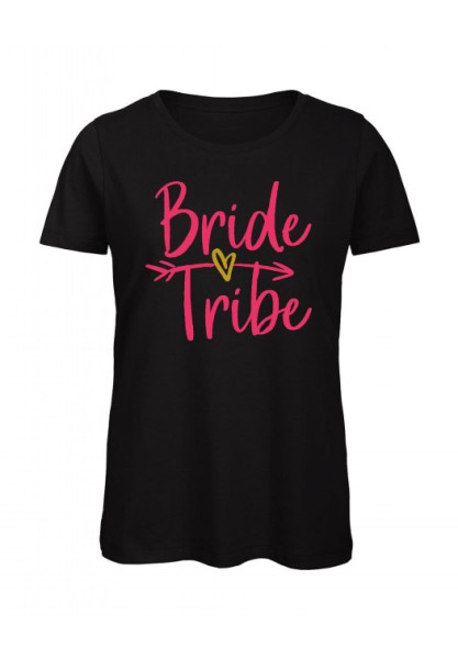 JGA T-Shirt BRIDE TRIBE pink-gold